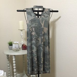 Camo summer dress -Size M